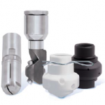 Driven tank wash nozzle